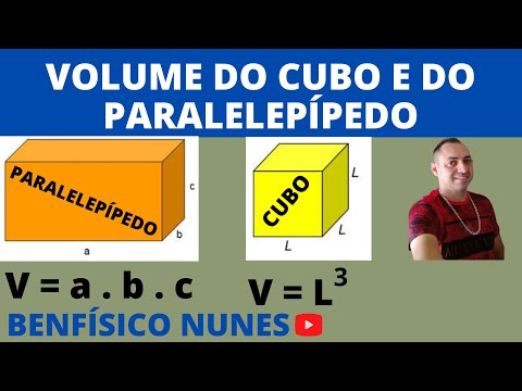 COMO CALCULAR O VOLUME DO CUBO E DO PARALELEPÍPEDO.