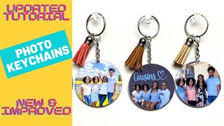 DIY ACRYLIC PHOTO KEYCHAINS WITH CRICUT