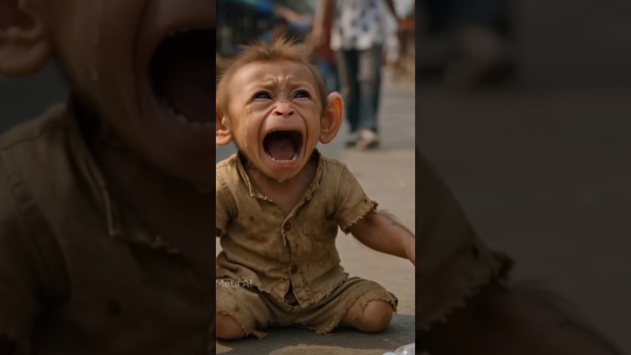 Monkey baby  sister Emotional stroy💔💔 