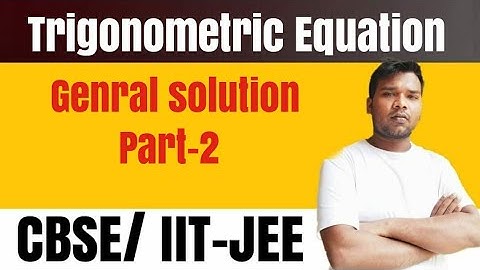 Trigonometry Equation/ Part 2 /By Abhishek Sir/Origin Mathematics/ jee( main+Adv.)