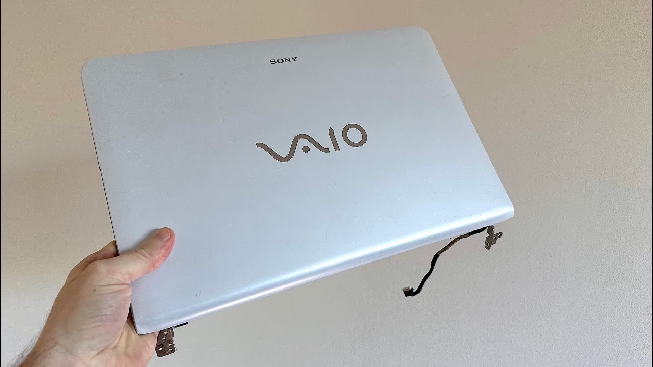 Sony VAIO SVE151G13M LCD screen disassembly - YouTube