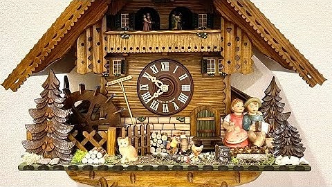 MỞ HỘP ĐỒNG HỒ CUCKOO 3 TẠ CHẠY TUẦN NHẬP ĐỨC NGUYÊN HỘP-  TÁC PHẨM ĐẸP - ÂM THANH VUI NHỘN