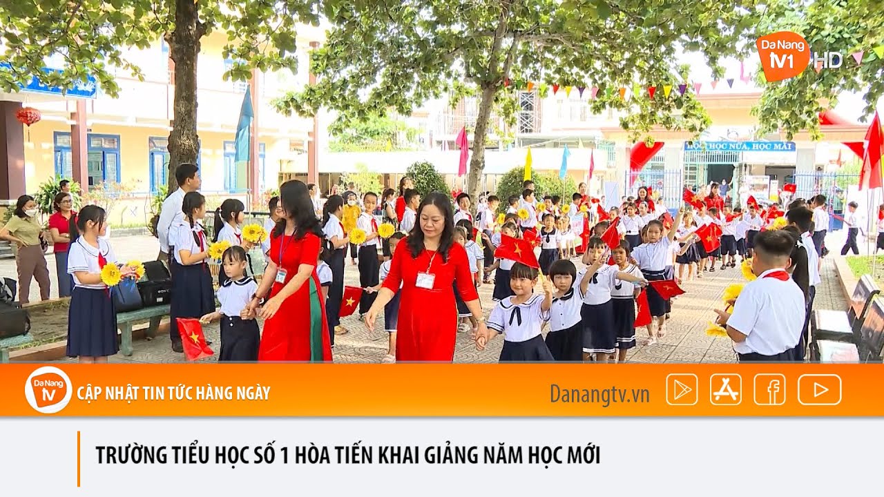 TRƯỜNG TIỂU HỌC SỐ 1 HÒA TIẾN KHAI GIẢNG NĂM HỌC MỚI