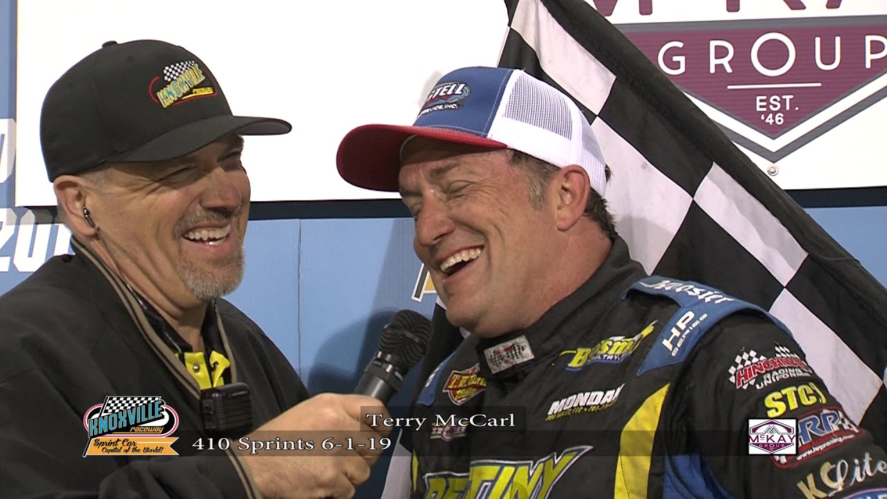 Knoxville Raceway Victory Lane with Terry McCarl June 1, 2019 YouTube