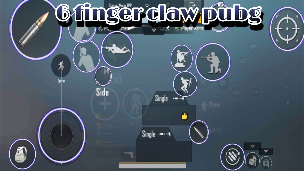 6 finger claw pubg | Aquos r2 full gameplay | sensitivity and controls code....