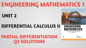 differential calculus Partial derivatives engineering maths