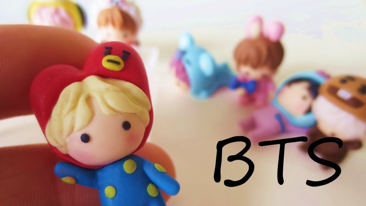 Diy Btsミニフィギュアの作り方 自作グッズ Youtube