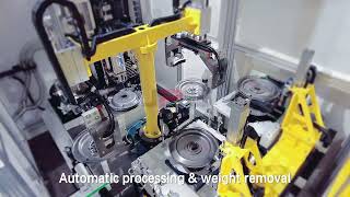Flexible Disc Flywheel Two-Station Automatic Balancing Machine