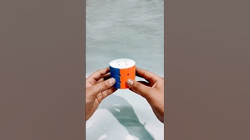 spinning a cylindrical cube #shorts #shortsfeed