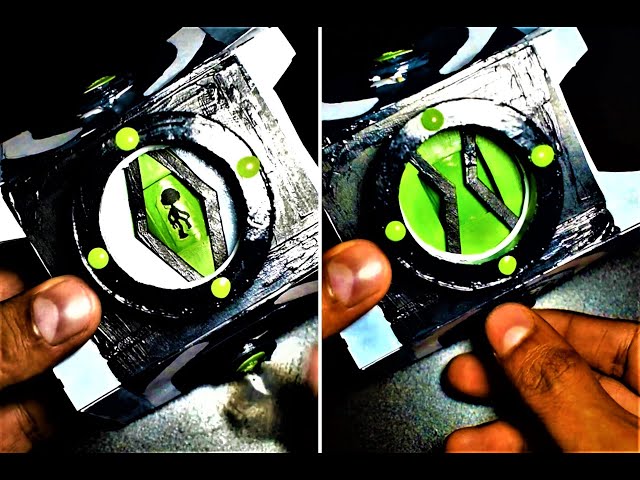 How To Make Ben 10 Classic Omnitrix with Functional Alien Interface +FREE  TEMPLATE