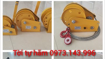 TỜI TỰ HÃM GIÁ RẺ CHÍNH HÃNG,TỜI QUAY TAY 550KG,TỜI NÂNG HẠ RẠP CƯỚI, TỜI 300KG , 500KG 600KG,700KG