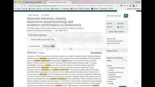 How to Use Psych Databases