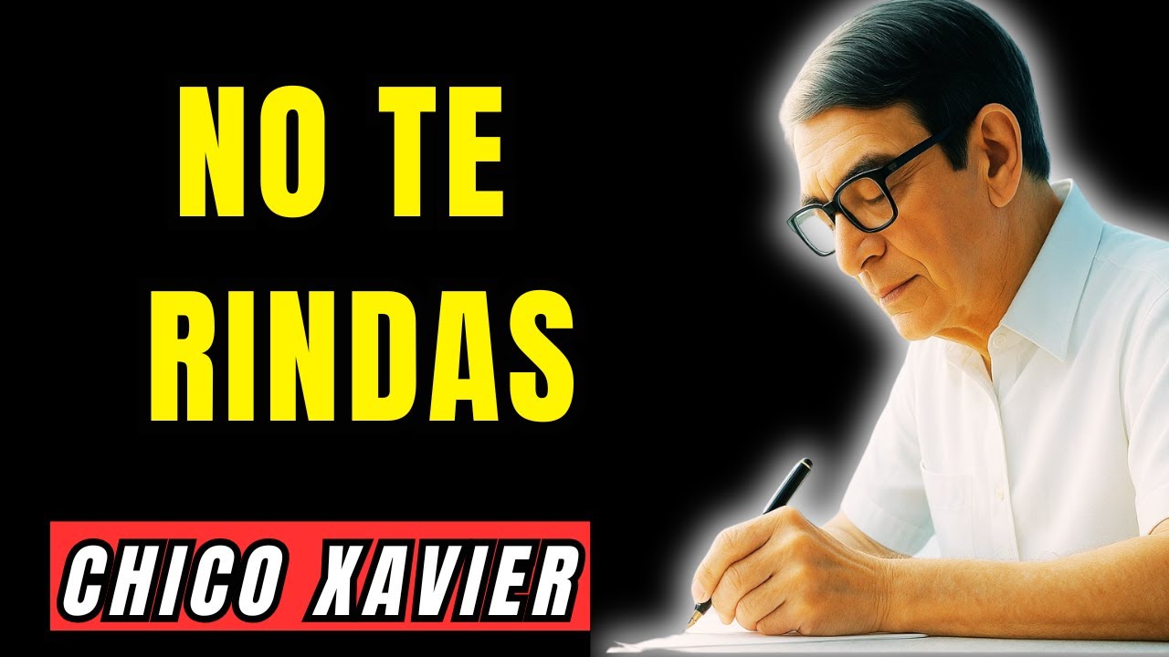Este mensaje de Chico Xavier llega a quien perdió la esperanza en silencio