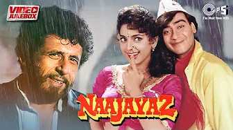 Naajayaz Movie Songs - Video Jukebox | Ajay Devgn, Juhi Chawla | Barsaat Ke Mausam Mein | 90's Hits