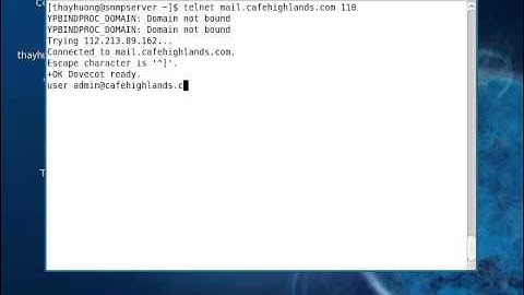 Giám sát giao thức POP3 về việc nhận Mail trong Linux