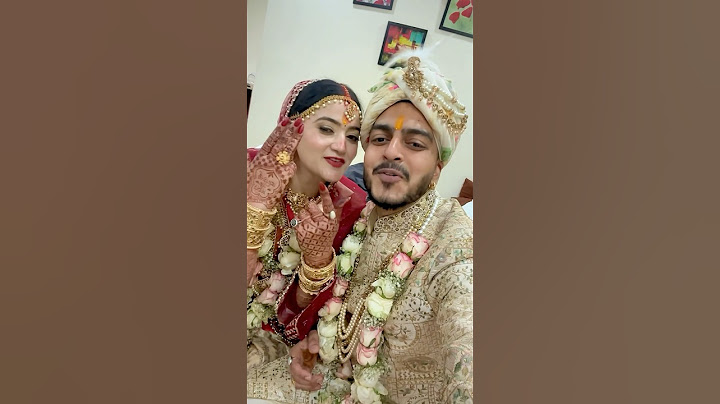 Rachit Sibbu ❤️😍 Husband Wife 🧿👏🏻 #wedding #rachitrojha #sibbugiri