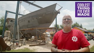 Man Builds 74ft. Boat in Front Yard - COOLEST THING I'VE EVER MADE - EP12