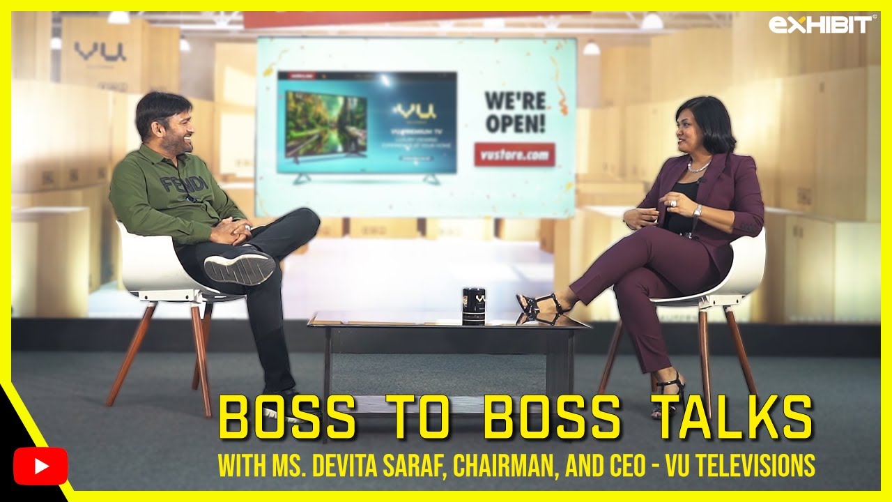In conversation with Ms. Devita Saraf, Chairman, and CEO - Vu Televisions | Boss to Boss Talk Series