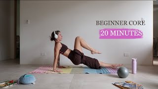 20 Minute Core Workout at Home | Beginner Friendly, No Equipment.