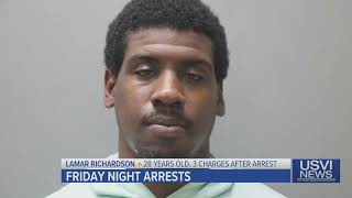 Police Make 2 Arrests Friday Night on St. Thomas