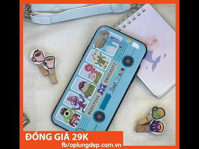 [ 29K ] ỐP LƯNG IPHONE X/XS MAX DẺO HOẠT HÌNH_ 06 | OPLUNGDEP.COM.VN | ỐP LƯNG ĐẸP | MUA LẺ GIÁ SỈ