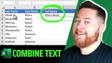 Hoe u snel twee tekstkolommen in Excel kunt combineren!