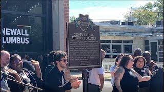 Dedication of Stonewall Columbus Historical Marker