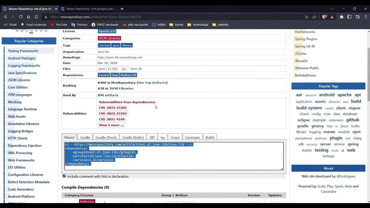 How to import libraries into java maven project - YouTube