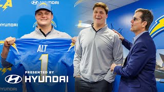Joe Alt’s First 24 Hours In The NFL | LA Chargers