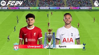 FC 24 | Liverpool vs Tottenham Hotspur - 23/24 Premier League Season - Full Match & Gameplay