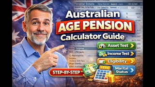 Free Australian Age Pension Calculator Excel Template | Automatic Calculation screenshot 3
