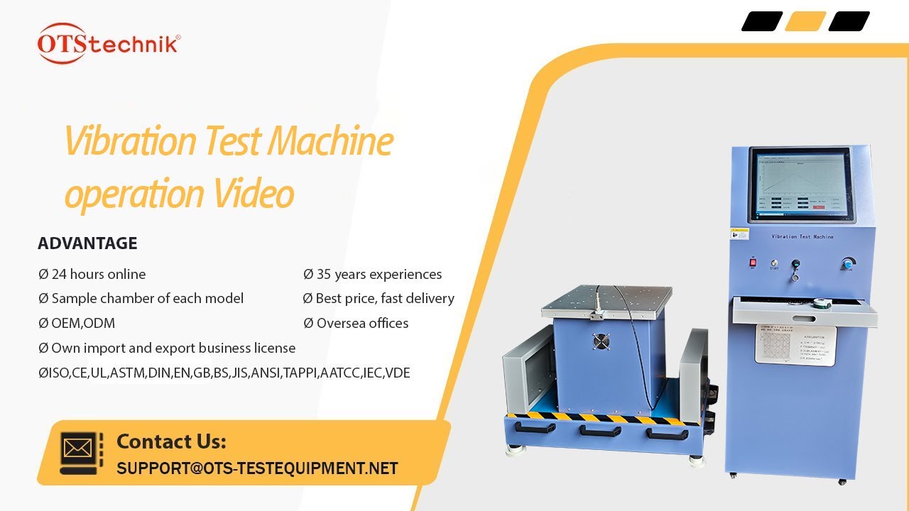 Vibration Test Machine operation Video - YouTube