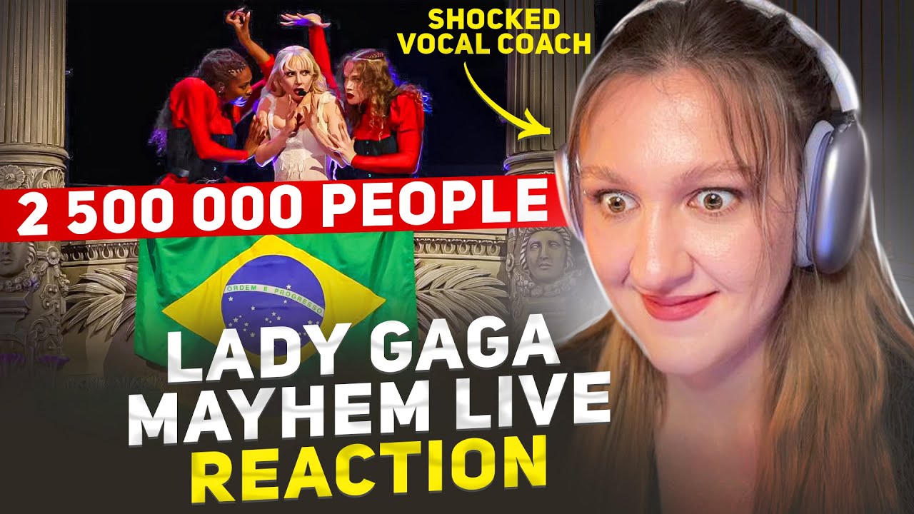 Преподаватель вокала РЕАКЦИЯ на выступление Леди Гаги в Копакабане в 2025 году! Кровавая Мэри, Аб...
