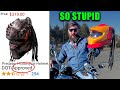 Testing amazons Stupidest Motorcycle Accessories#5 is Dangerous