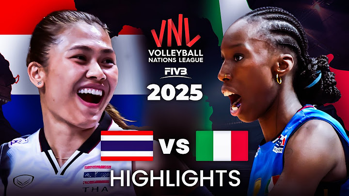 🇹🇭 THAILAND vs ITALY 🇮🇹 | HIGHLIGHTS | Women's VNL 2025