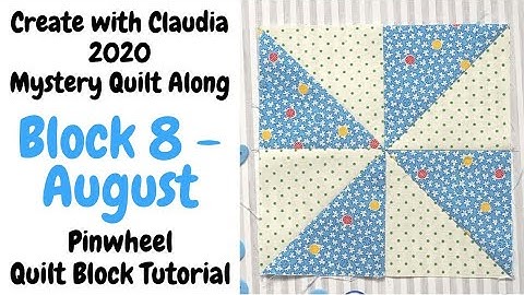 How to Make a 6 1/2" Pinwheel Quilt Block - Free Pattern