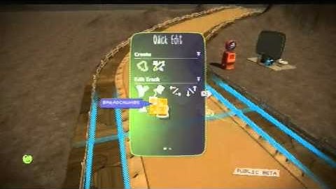 First Look at Little Big Planet Karting BETA! (Create 1)