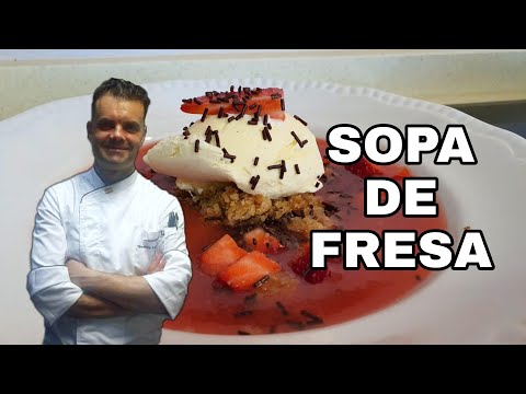 Video: Postre Sopa De Fresas