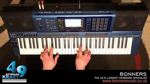 Casio MZ-X500 Keyboard - 1100 Sounds Part 2/5