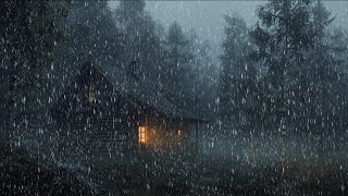 Rain Sounds While Sleeping  99% Fall Asleep Immediately With The Sound Of Rain In The Forest
