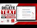 How to Delete Text in PDF Document using Adobe Acrobat (2026)