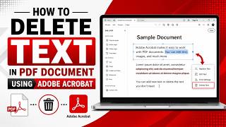 How to Delete Text in PDF Document using Adobe Acrobat (2026)