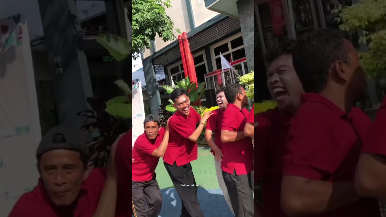 Keseruan outbound bersama bapak ibu guru 🤭