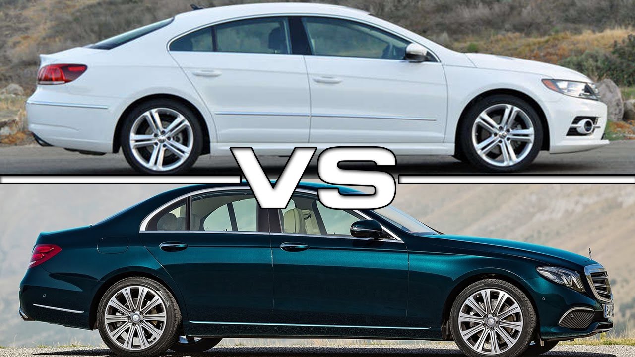 Volkswagen CC vs Mercedes EClass YouTube