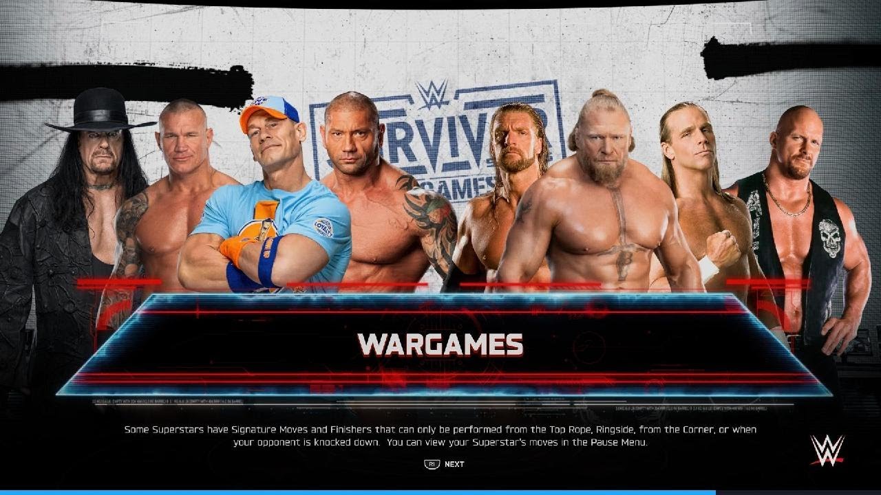 WWE 2K25 Team Cena Vs Team Lesnar WAR Games