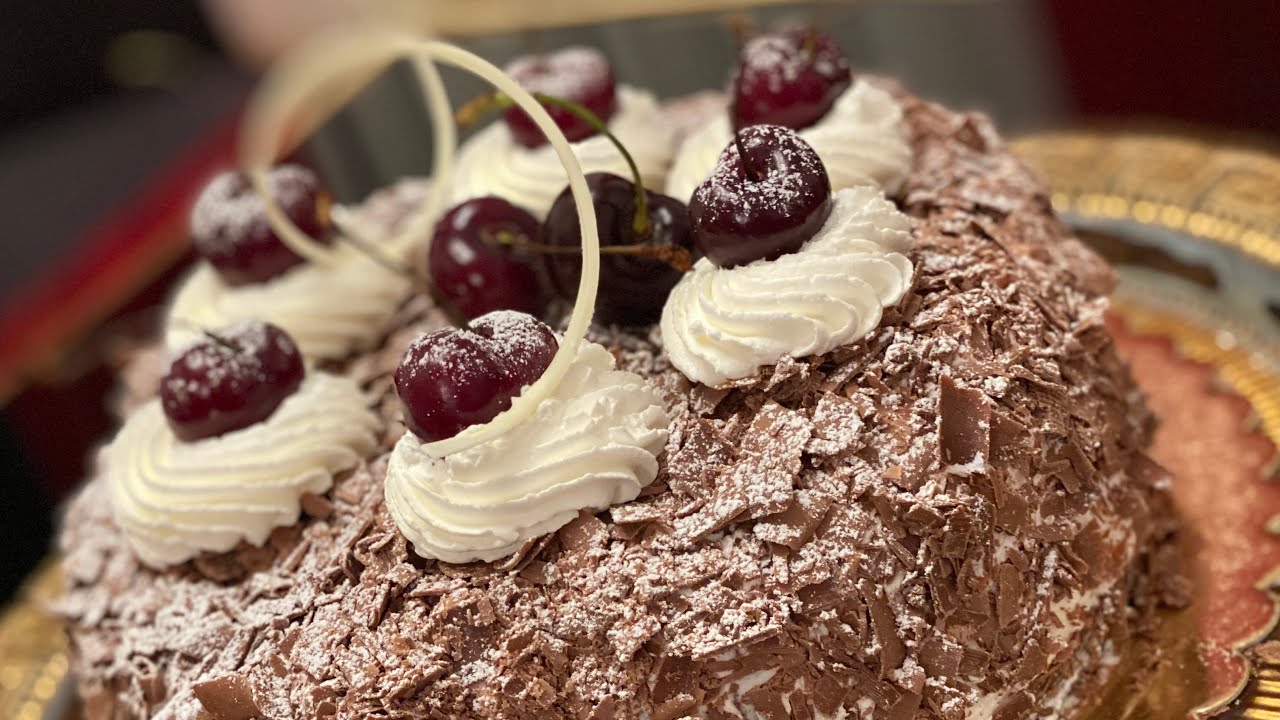 ب 12 حبة سوريز إصنعي كعكة الغابة السوداء الرائعة 🍒🍒