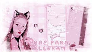 ᕬ⑅ᕬ  𝅄🌷᜔ׄ୭ Cómo hacer temas para Telegram + Temas gratis ♡︎ screenshot 4