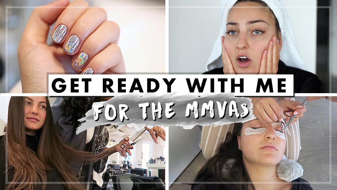 GET READY WITH ME FOR THE MMVAs | My Beauty Routine - YouTube