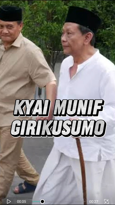 KH. Munif Muhammad Zuhri Girikusumo
