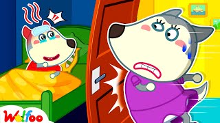 Oh No! Baby Wolfoo Locked in Room! Baby Got Sick | Kids Cartoon | Wolfoo Family